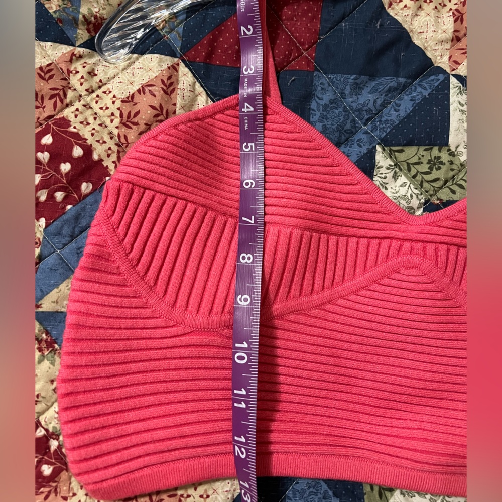 Aerie Crop Sweater Cami sz L - Picture 4 of 6